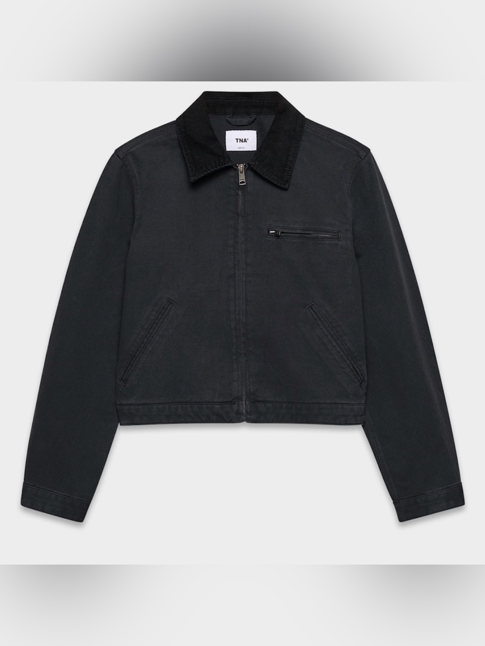 NWT- TNA ‘Barkley Lightweight Workwear Jacket’ 2XS Black